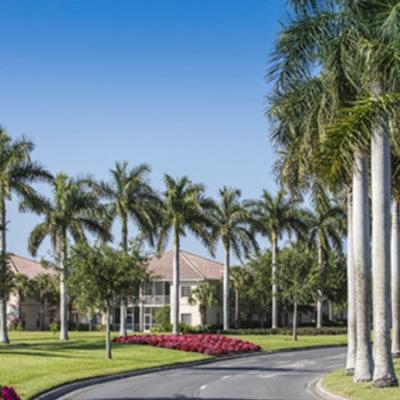 Naples, upscale residential area