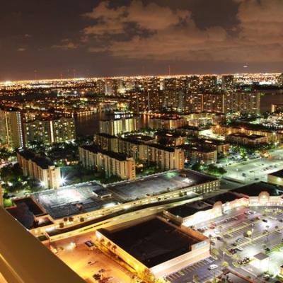 Miami at night