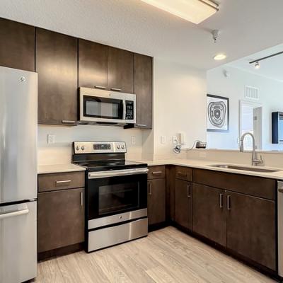 Grove Resort, equipped kitchen