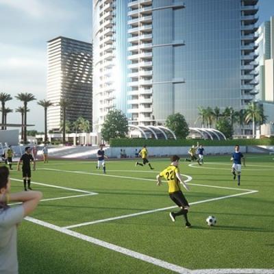  Paramount Miami Worldcenter soccer field
