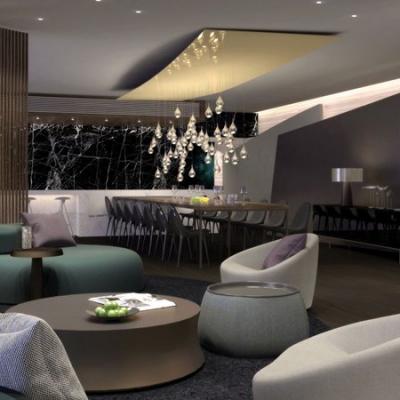 Reach Brickell City Center party room