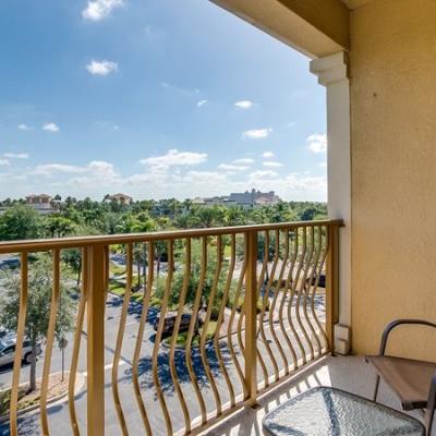 Lake view from the private balcony