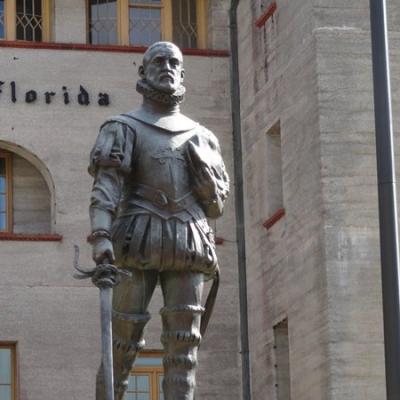 Statue of Pedro Menendez de Aviles