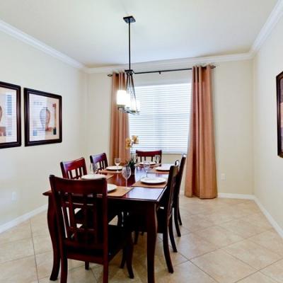 Spacious formal dining area