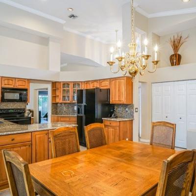 Kitchen and dining room